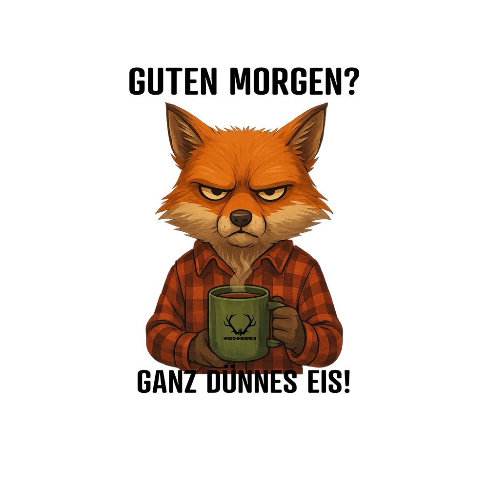GANZ DÜNNES EIS FUCHS - Damen Bio T-Shirt
