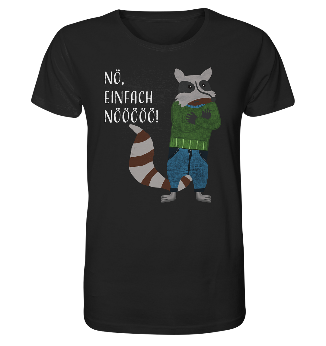 WASCHBÄRGRUMMEL_WEIß - Organic Shirt
