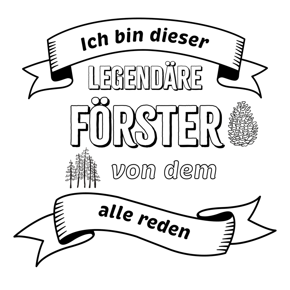 LEGENDÄRER FÖRSTER - Herren Bio T-Shirt