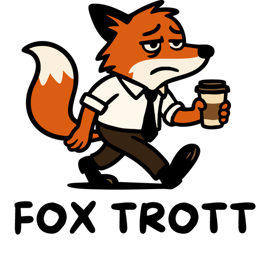 FOX TROTT (Brustdesign) - Herren Bio T-Shirt