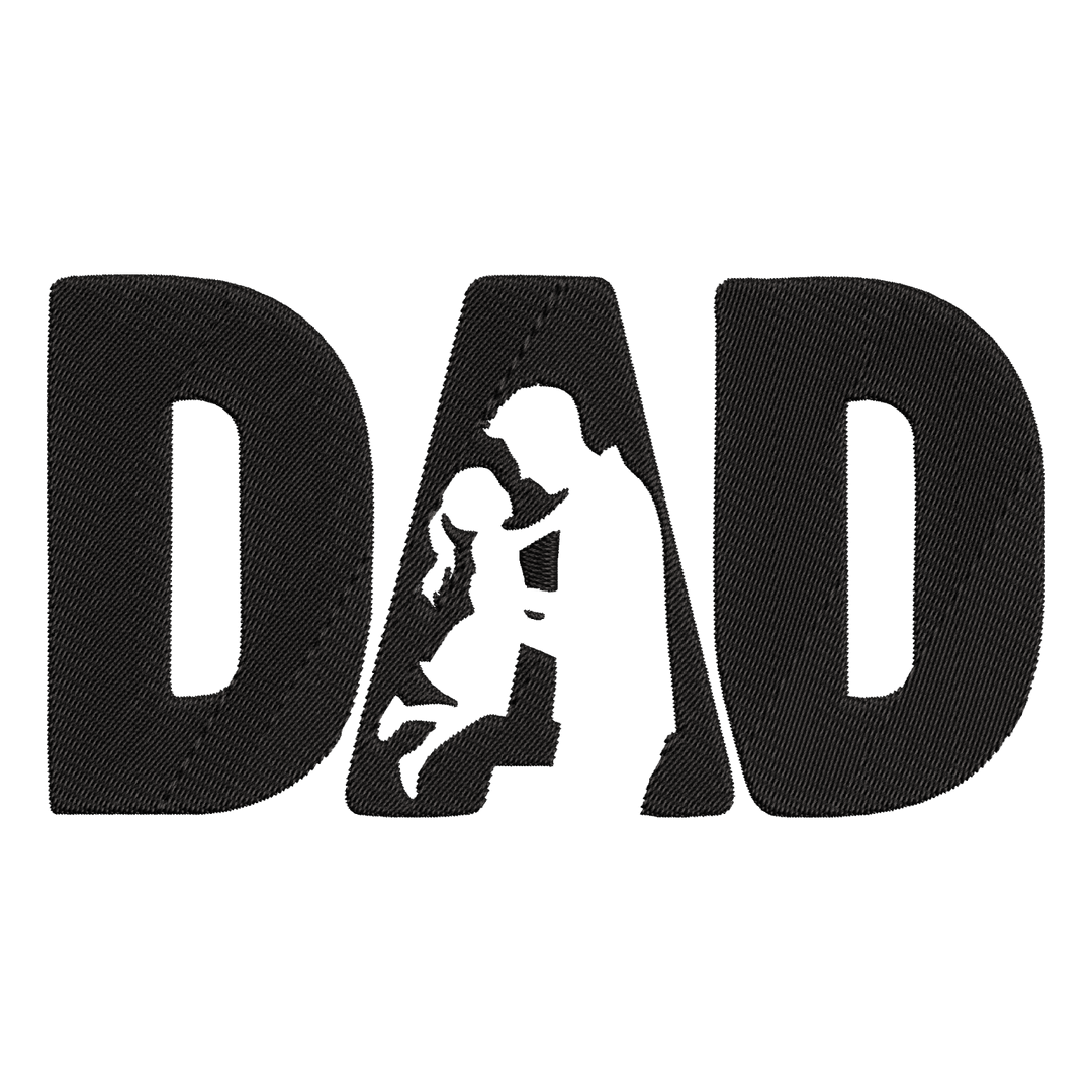 DAD - Tochter (gestickt) - Bio Hoodie Unisex
