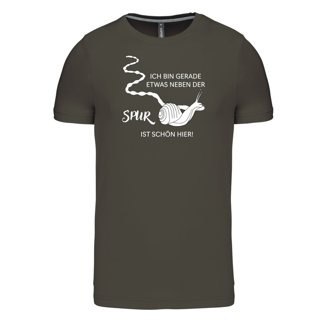 NEBEN DER SPUR SCHNECKE - Herren Basic T-Shirt