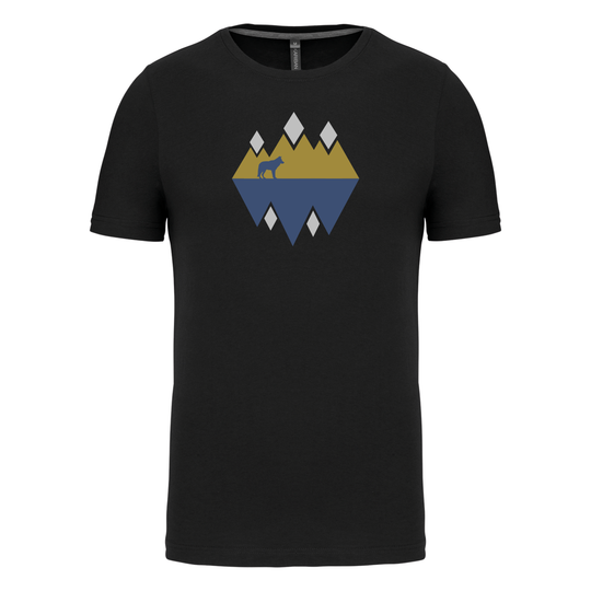 WOLF IM WALD - Herren Basic T-Shirt