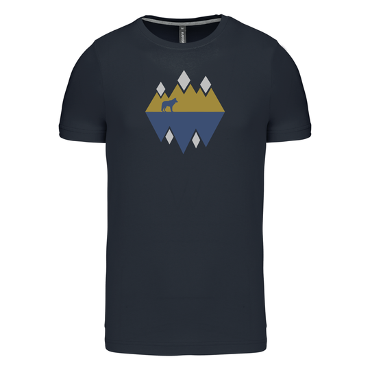 WOLF IM WALD - Herren Basic T-Shirt