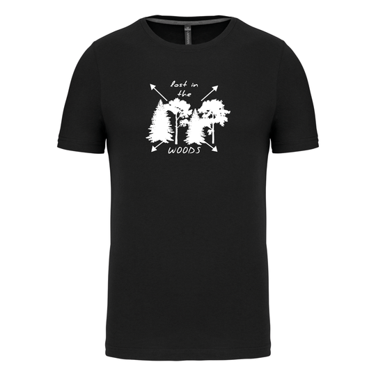 LOST IN THE WOODS - Herren Basic T-Shirt