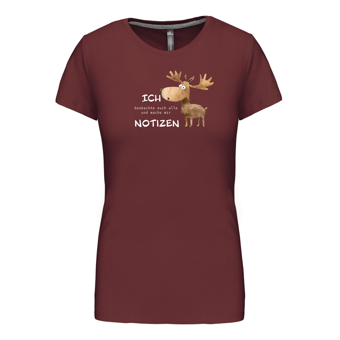 ELCH NOTIZEN - Damen Basic T-Shirt