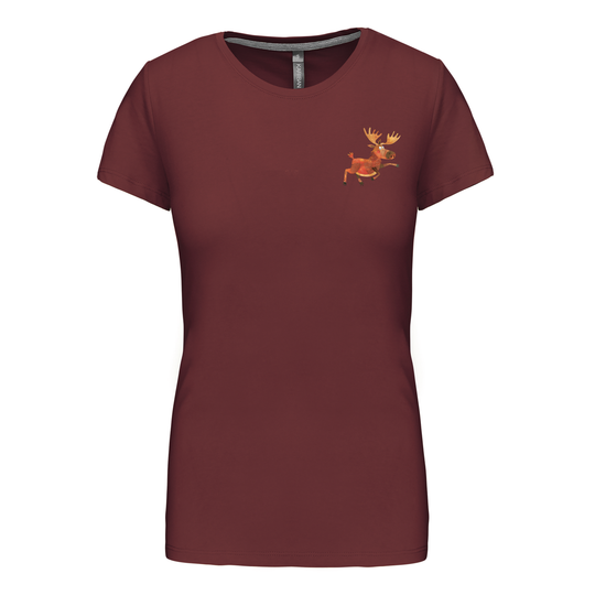 HIRSCH - Damen Basic T-Shirt