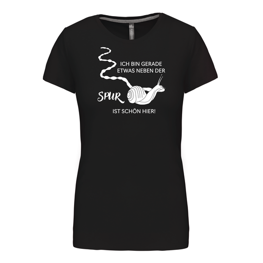 NEBEN DER SPUR SCHNECKE - Damen Basic T-Shirt