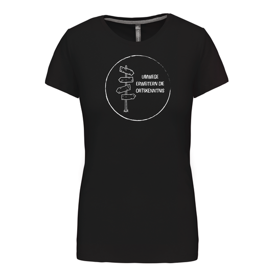 UMWEGE - Damen Basic T-Shirt