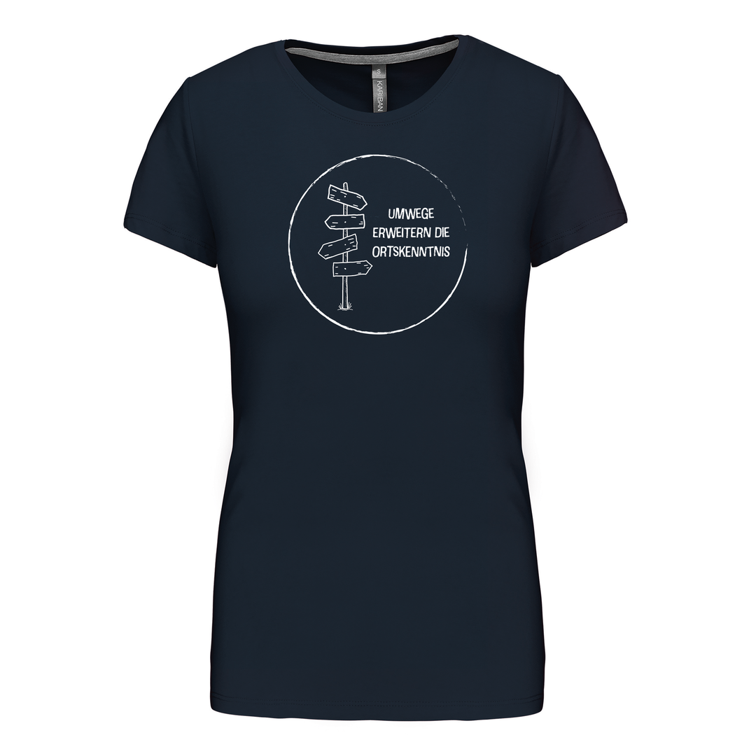 UMWEGE - Damen Basic T-Shirt