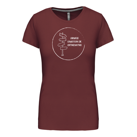 UMWEGE - Damen Basic T-Shirt