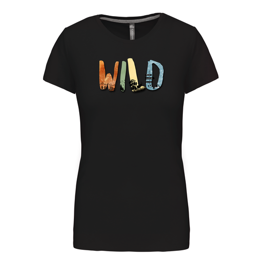 WILD - Damen Basic T-Shirt