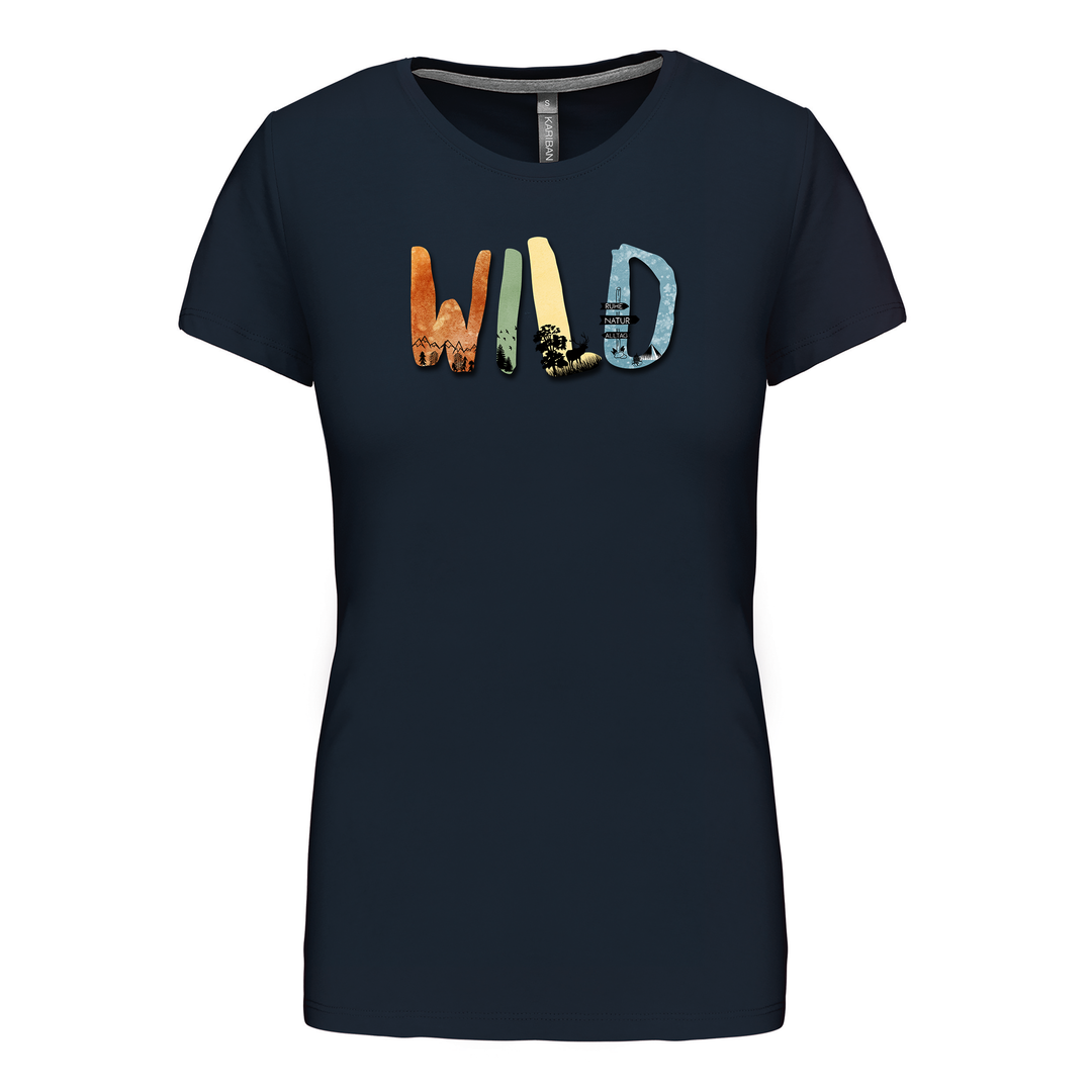 WILD - Damen Basic T-Shirt