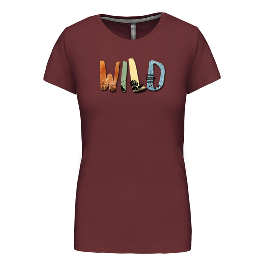 WILD - Damen Basic T-Shirt