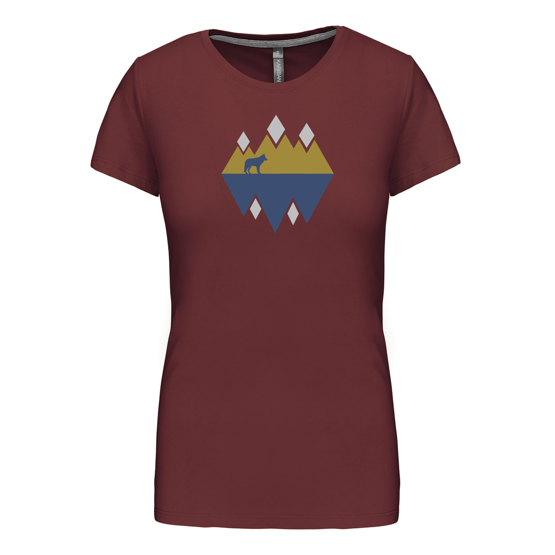 WOLF IM WALD - Damen Basic T-Shirt