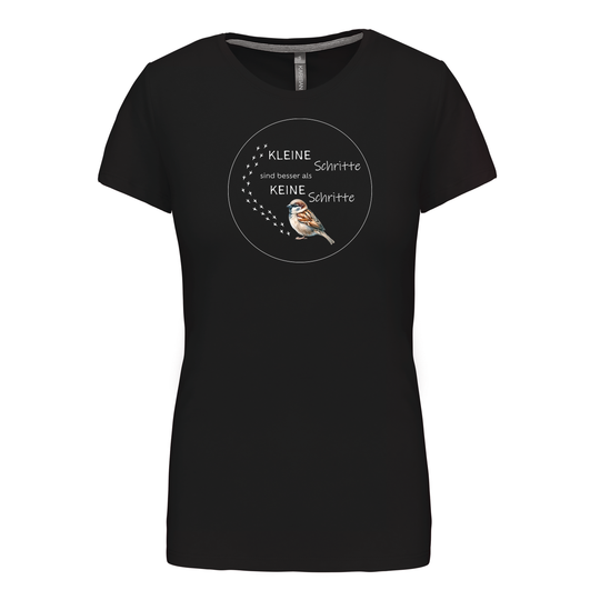 KLEINE SCHRITTE - Damen Basic T-Shirt