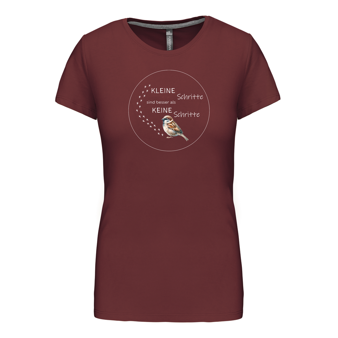 KLEINE SCHRITTE - Damen Basic T-Shirt