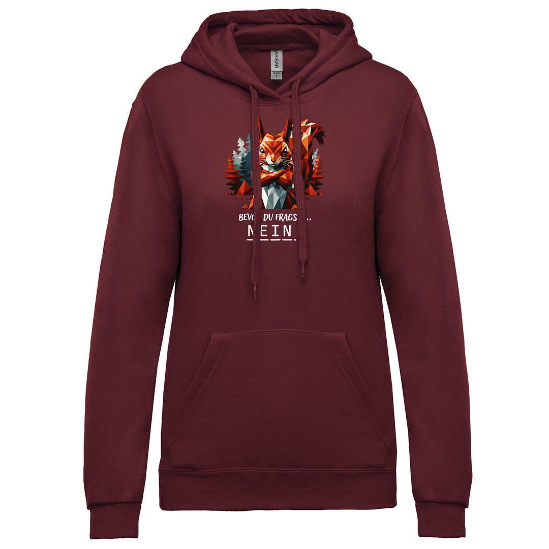 EICHHÖRNCHEN NEIN - Damen Hoodie