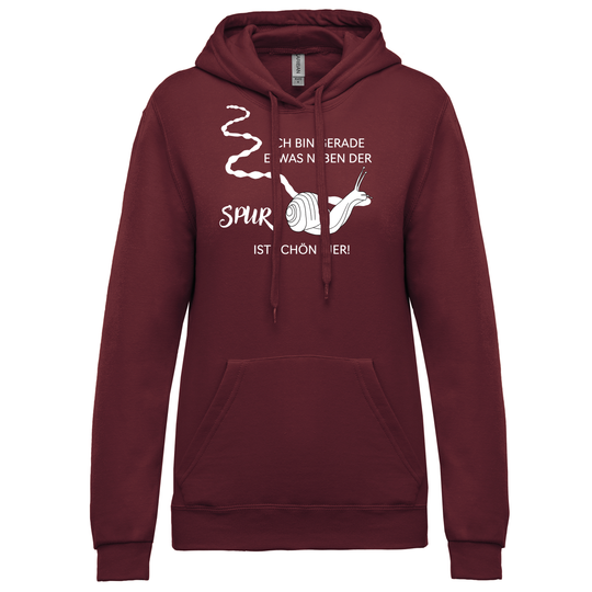 NEBEN DER SPUR SCHNECKE - Damen Hoodie