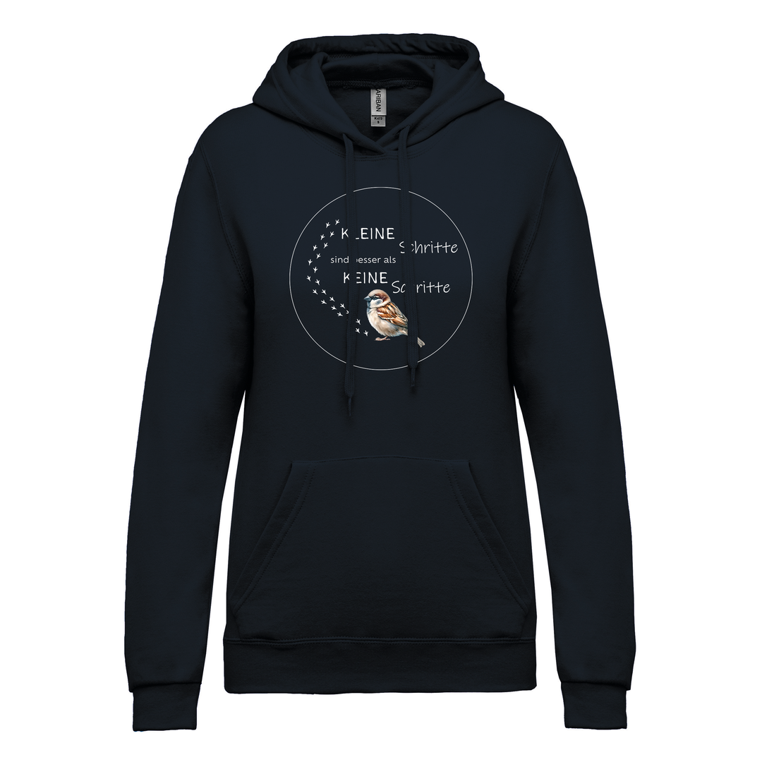 KLEINE SCHRITTE - Damen Hoodie