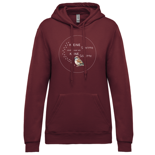 KLEINE SCHRITTE - Damen Hoodie