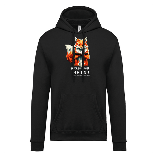 FUCHS NEIN - Herren Hoodie