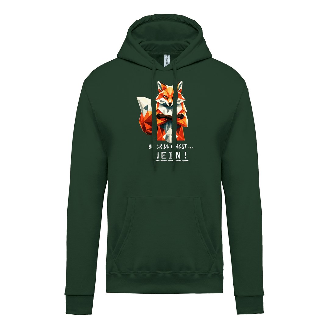 FUCHS NEIN - Herren Hoodie