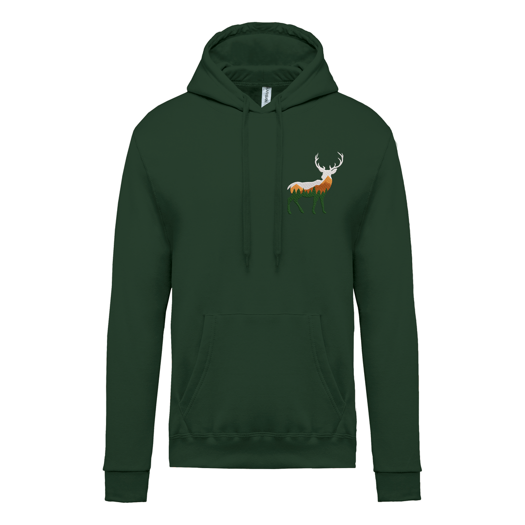 HIRSCH (Stick) - Herren Hoodie