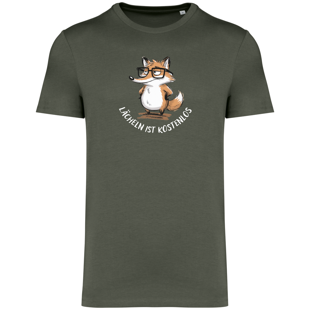 LÄCHELN IST KOSTENLOS - Herren Bio T-Shirt