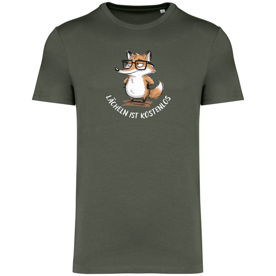 LÄCHELN IST KOSTENLOS - Herren Bio T-Shirt