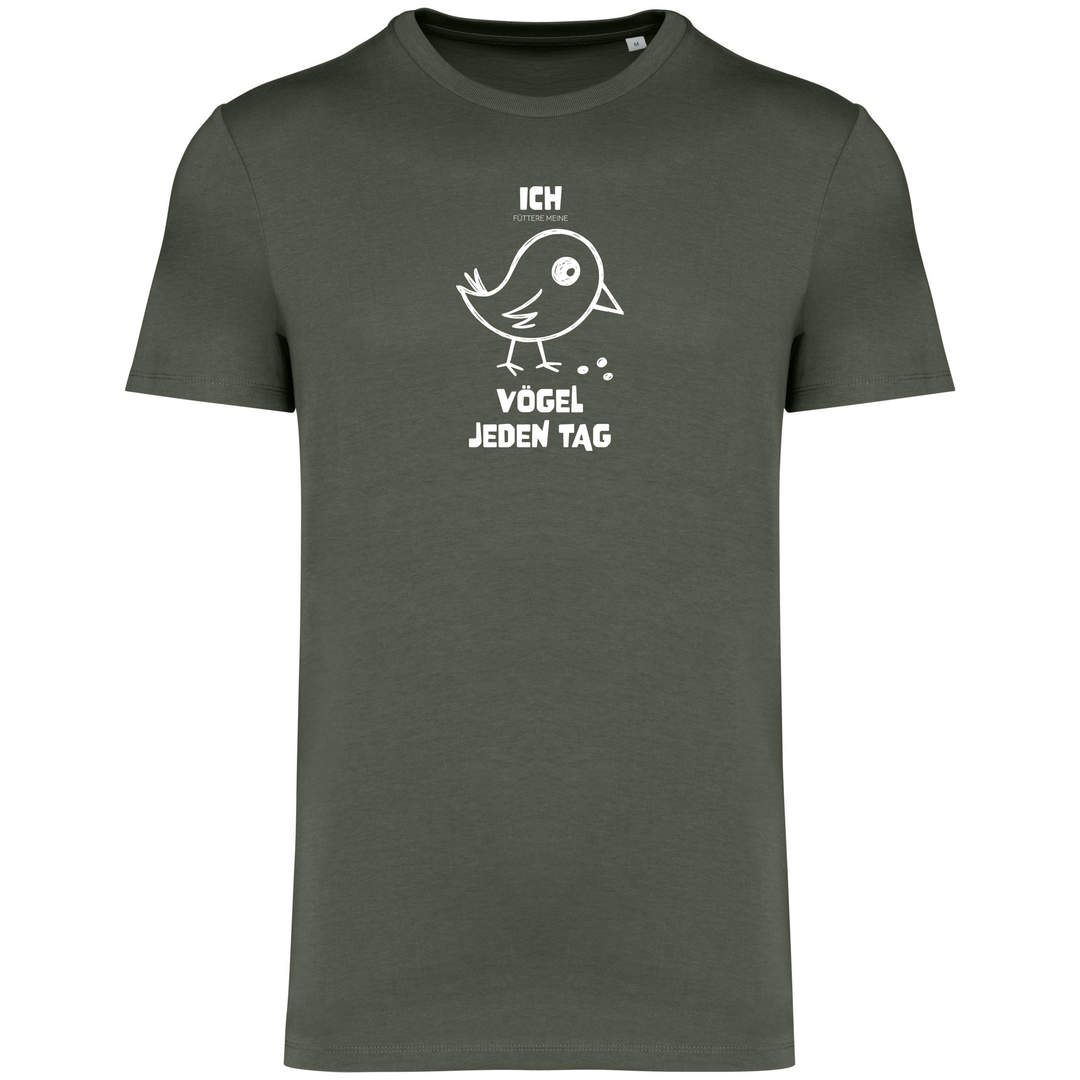 VÖGEL FÜTTERN - Herren Bio T-Shirt