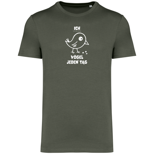 VÖGEL FÜTTERN - Herren Bio T-Shirt