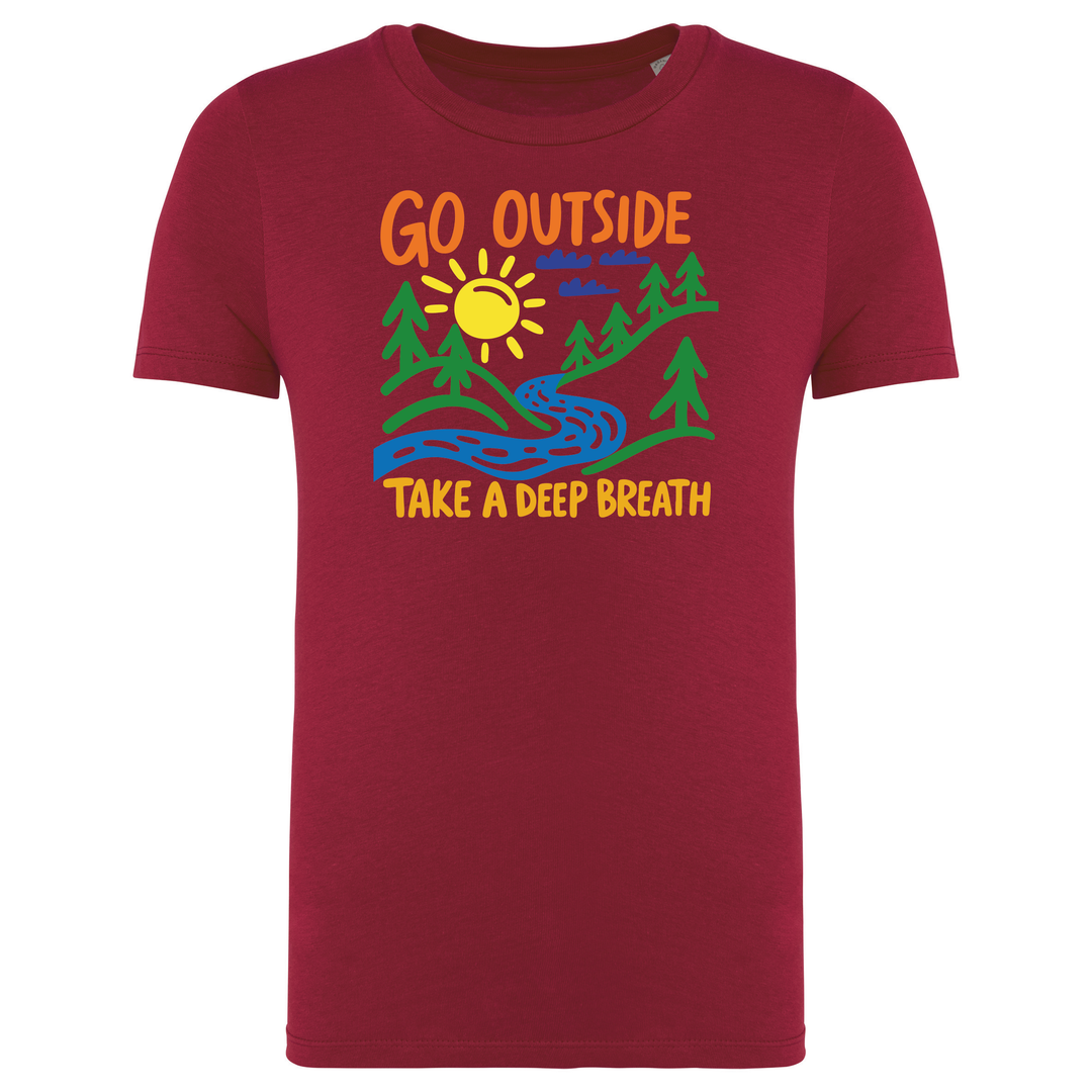 GO OUTSIDE - Kinder Bio T-Shirt