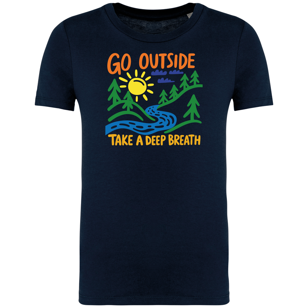 GO OUTSIDE - Kinder Bio T-Shirt