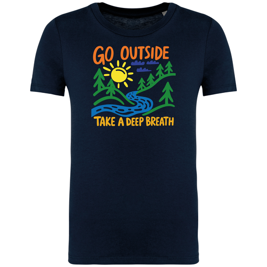 GO OUTSIDE - Kinder Bio T-Shirt