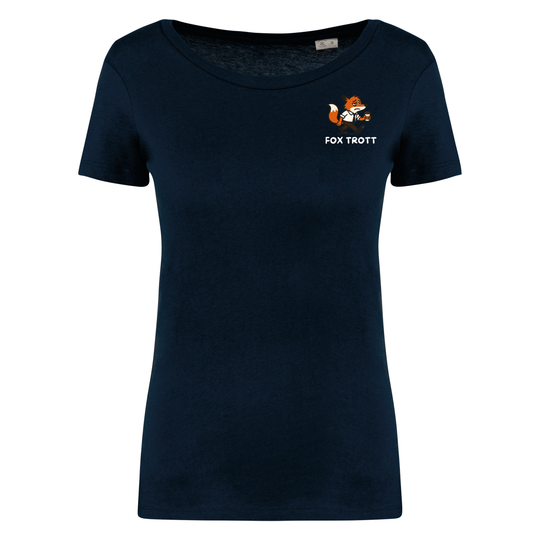FOX TROTT (Brustdesign) - Damen Bio T-Shirt