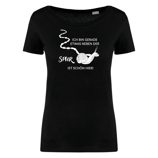 NEBEN DER SPUR SCHNECKE - Damen Bio T-Shirt