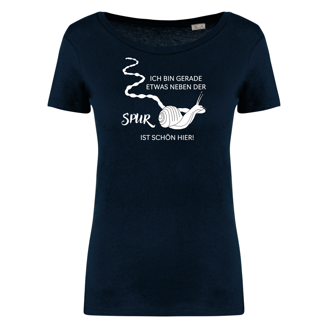 NEBEN DER SPUR SCHNECKE - Damen Bio T-Shirt