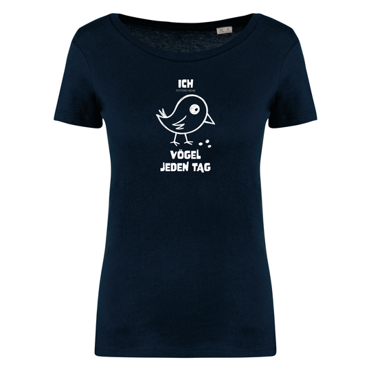 VÖGEL FÜTTERN - Damen Bio T-Shirt