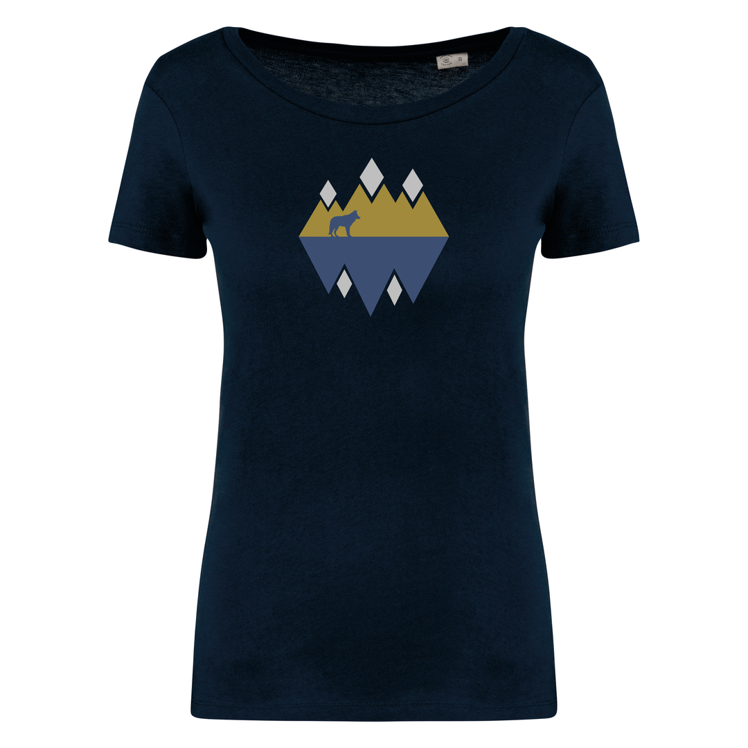 WOLF IM WALD - Damen Bio T-Shirt