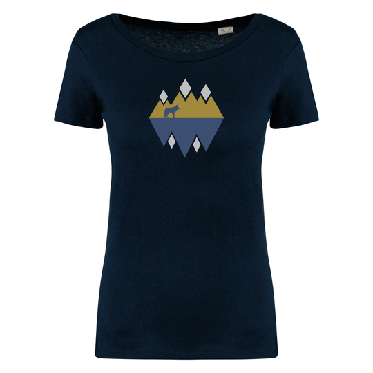 WOLF IM WALD - Damen Bio T-Shirt