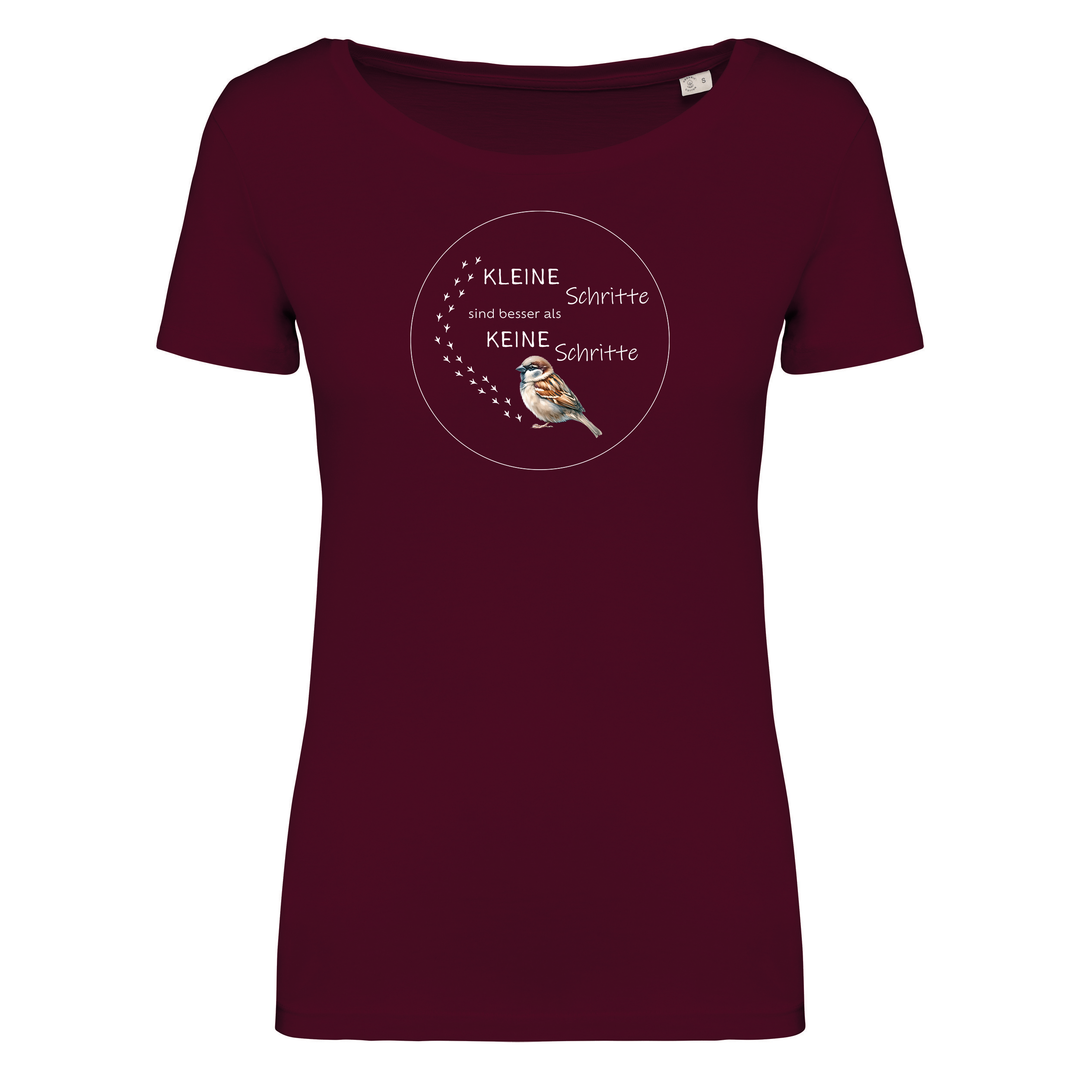 KLEINE SCHRITTE - Damen Bio T-Shirt