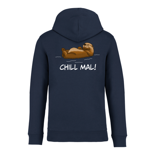 CHILL MAL (Rückendruck) - Bio-Hoodie Unisex