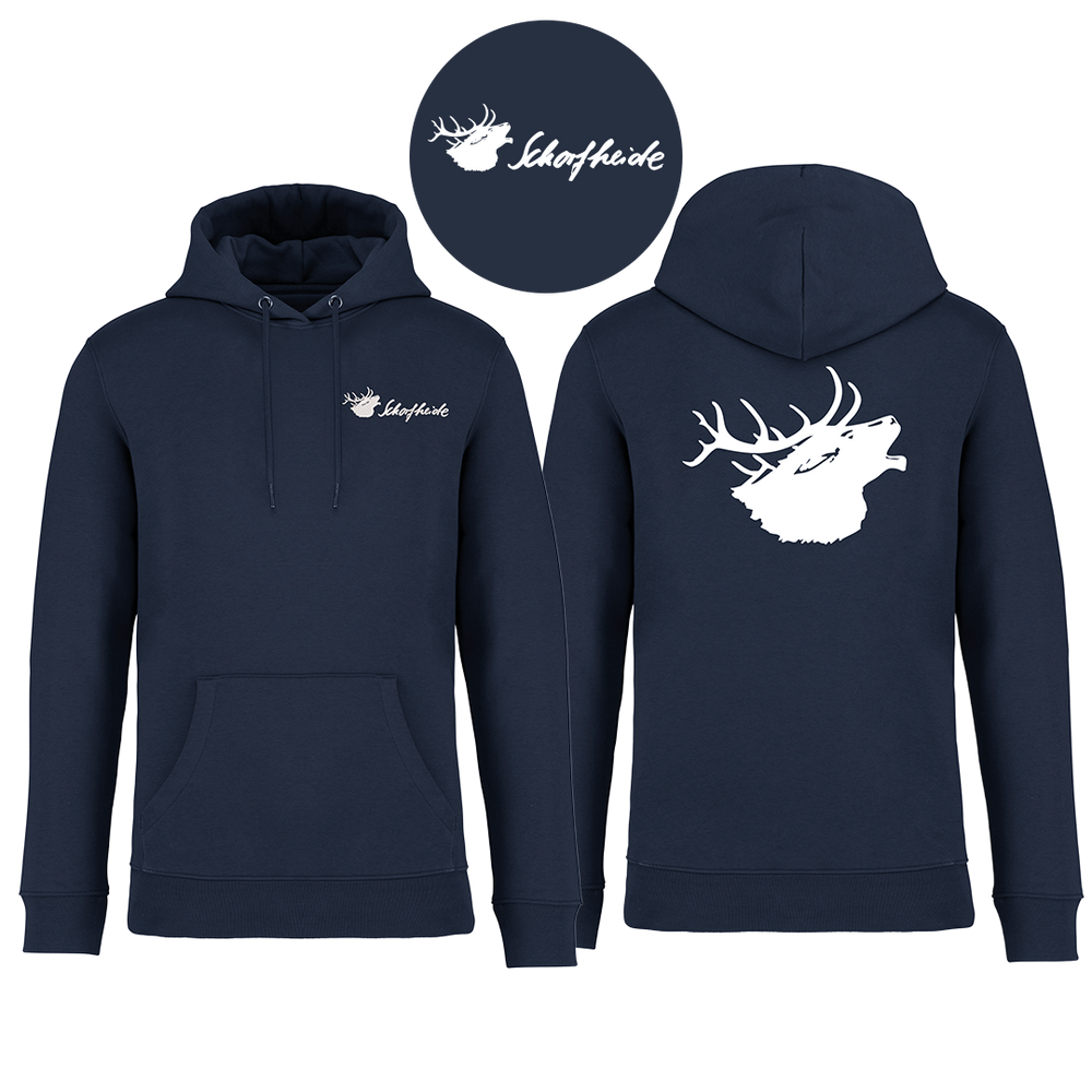 SCHORFHEIDE Rück- und Vorderseite - Bio Hoodie Unisex