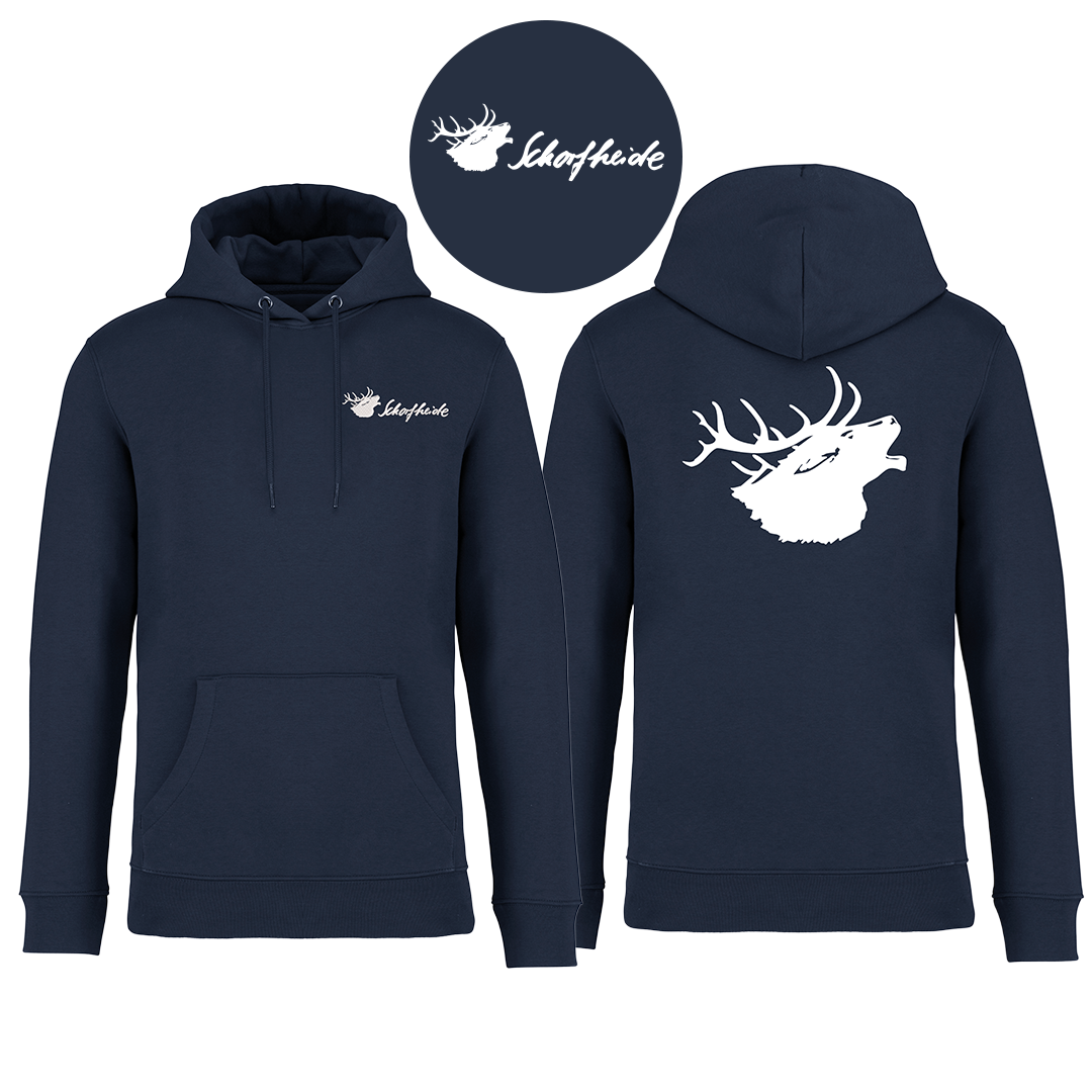 SCHORFHEIDE Rück- und Vorderseite - Bio Hoodie Unisex