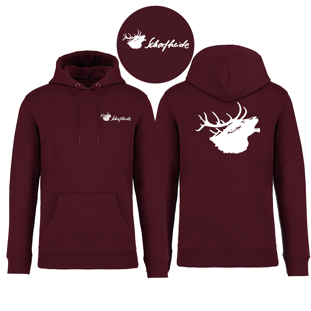 SCHORFHEIDE Rück- und Vorderseite - Bio Hoodie Unisex