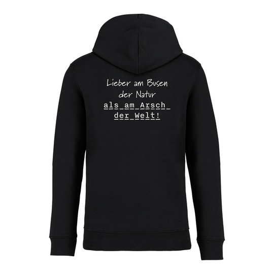 BUSEN DER NATUR (Rückendruck) - Bio-Hoodie Unisex