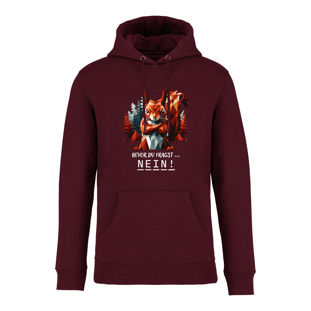 BEVOR DU FRAGST EICHHÖRNCHEN - Bio-Hoodie Unisex