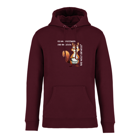 STREIFENHÖRNCHEN - Bio-Hoodie Unisex