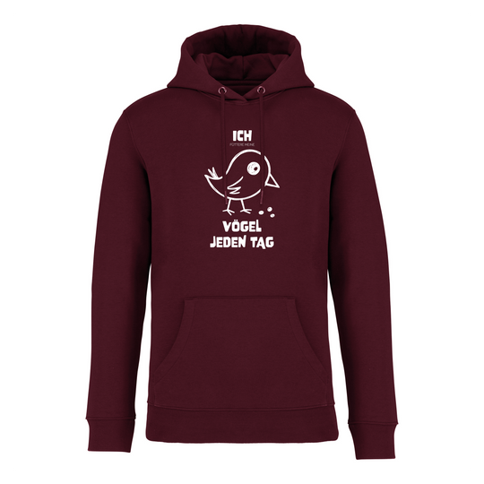 VÖGEL FÜTTERN - Bio Hoodie Unisex